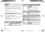 Preview for 12 page of Kenwood KDC-BT282U Instruction Manual