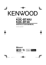 Kenwood KDC-BT30 Instruction Manual preview