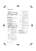 Предварительный просмотр 20 страницы Kenwood KDC-BT30 Instruction Manual