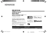 Kenwood KDC-BT310U Instruction Manual preview