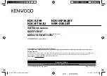 Kenwood KDC-BT362U Instruction Manual preview