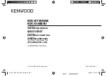 Kenwood KDC-BT39DAB Instruction Manual preview