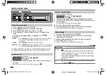 Preview for 10 page of Kenwood KDC-BT39DAB Instruction Manual