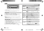 Preview for 114 page of Kenwood KDC-BT430U Instruction Manual