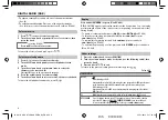 Preview for 10 page of Kenwood KDC-BT48DAB Instruction Manual