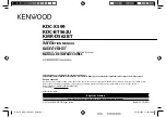 Kenwood KDC-BT562U Instruction Manual preview