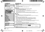 Preview for 6 page of Kenwood KDC-BT568U Instruction Manual