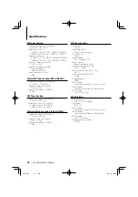 Preview for 42 page of Kenwood KDC-BT645U Instruction Manual