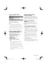 Preview for 75 page of Kenwood KDC-BT645U Instruction Manual