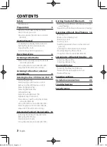 Preview for 2 page of Kenwood KDC-BT652U Instruction Manual