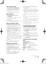 Preview for 11 page of Kenwood KDC-BT652U Instruction Manual