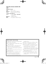 Preview for 15 page of Kenwood KDC-BT652U Instruction Manual