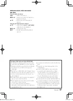 Preview for 47 page of Kenwood KDC-BT652U Instruction Manual