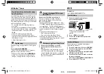 Предварительный просмотр 8 страницы Kenwood KDC-BT710HD Instruction Manual