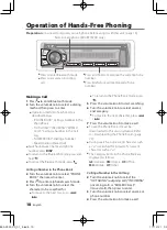 Preview for 18 page of Kenwood KDC-BT752HD Instruction Manual