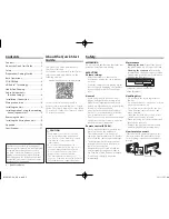 Preview for 2 page of Kenwood KDC-BT755HD Quick Start Manual