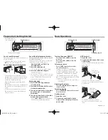 Preview for 3 page of Kenwood KDC-BT755HD Quick Start Manual