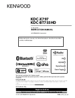 Preview for 15 page of Kenwood KDC-BT755HD Quick Start Manual