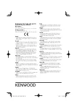 Preview for 48 page of Kenwood KDC-BT8041U Instruction Manual