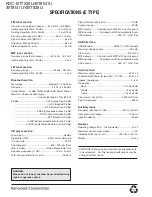 Preview for 52 page of Kenwood KDC-BT838U - Radio / CD Service Manual