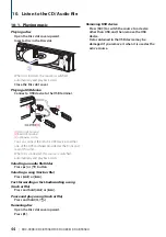 Preview for 44 page of Kenwood KDC-BT858U Instruction Manual