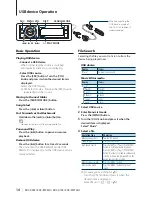 Preview for 14 page of Kenwood KDC-BT945U Instruction Manual