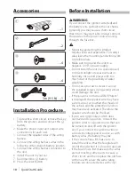 Preview for 10 page of Kenwood KDC-BT952HD Quick Start Manual