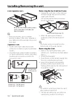 Preview for 14 page of Kenwood KDC-BT952HD Quick Start Manual