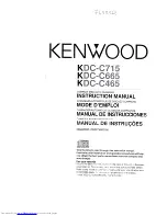 Kenwood KDC-C465 Instruction Manual preview