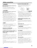 Preview for 3 page of Kenwood KDC-C469 Instruction Manual