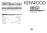 Preview for 1 page of Kenwood KDC-C667 Instruction Manual