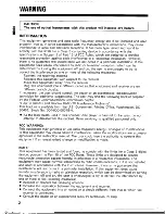 Preview for 2 page of Kenwood KDC-C800 Instruction Manual