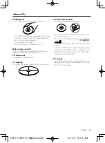 Предварительный просмотр 3 страницы Kenwood KDC-CMP21V Instruction Manual