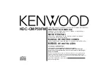 Kenwood KDC-CMP59FM Instruction Manual preview