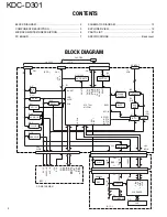 Preview for 2 page of Kenwood KDC-D301 Service Manual