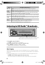 Preview for 8 page of Kenwood KDC-HD552U Instruction Manual