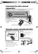 Preview for 14 page of Kenwood KDC-HD552U Instruction Manual