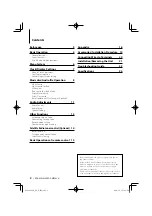 Preview for 2 page of Kenwood KDC KDC-MP342U Instruction Manual