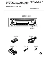 Kenwood KDC-M4524 Service Manual preview