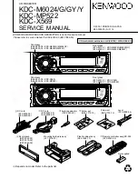 Preview for 1 page of Kenwood KDC-M6024/G Service Manual