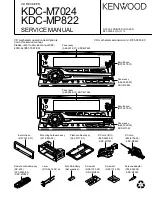 Kenwood KDC-M7024 Service Manual preview