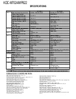 Preview for 38 page of Kenwood KDC-M7024 Service Manual