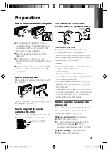 Preview for 3 page of Kenwood KDC-MP102U Instruction Manual