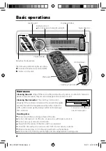 Preview for 4 page of Kenwood KDC-MP102U Instruction Manual