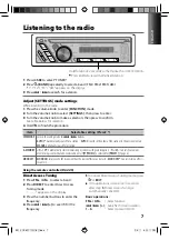 Preview for 7 page of Kenwood KDC-MP102U Instruction Manual