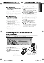 Preview for 9 page of Kenwood KDC-MP102U Instruction Manual