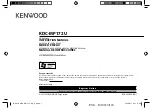 Kenwood KDC-MP172U Instruction Manual preview