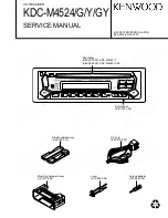 Kenwood KDC-MP222 Service Manual предпросмотр