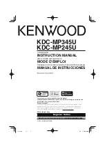 Kenwood KDC-MP245U Instruction Manual preview