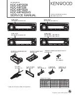 Kenwood KDC-MP3029 Service Manual предпросмотр